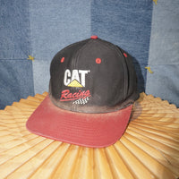 OSFA - Vintage Y2K cat racing flag embroider nascar 90s hat