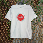 Vintage Y2K Coca-Cola Coke soda pop 1990s 2000s promo tshirt