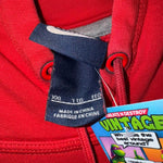 Vintage y2k nike essential spellout red embroidered hoodie