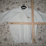Medium-Vintage Y2K playboy embroider 1990s rugby sweatshirt