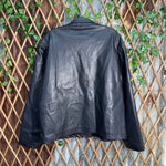 Vintage Y2K brave soul London 2000s leather striped jacket