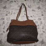 Vintage Y2K Michael kors MK 2000s leather tote shoulder bag