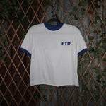 Medium - Vintage Y2K FTP F**K the population ringer t-shirt