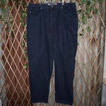 42 - Vintage Y2K anchor blue baggy wide leg skate 1990 pants