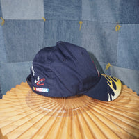 OSFA - Vintage Y2K NASCAR racing embroidered 2000s flame hat