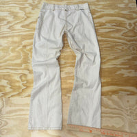 Vintage y2k calvin klein womens khaki pocket flare jeans