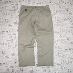 40 - Vintage Y2K Ben Davis baggy beige mechanic 2000s pants
