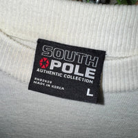 Vintage Y2K south pole embroider grunge 00s striped sweater