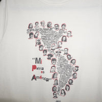 Small - Vintage Y2K Mi Patria es America activist 80s tshirt