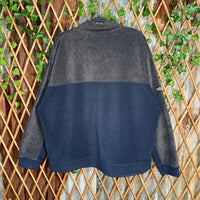 Vintage Y2K reebok 2000s embroider 1/2 zip fleece sweatshirt