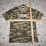 XL - Vintage Y2K top gun giant 2006 Paramount camo t-shirt