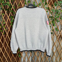 Vintage Y2K oakland raiders arc embroider nfl 90s sweatshirt