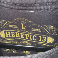 Vintage Y2K heretic 13 ed Hardy style grunge 2000s t-shirt