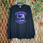 Vintage Y2K Woodstock Festival 00s Jimi hendrix LS T-shirt
