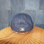 7 3/8 58.7CM- Vintage / Y2K Yankees Sashiko Style Fitted Cap