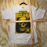 Vintage Y2K metal mulisha faded distressed skull 00s t-shirt