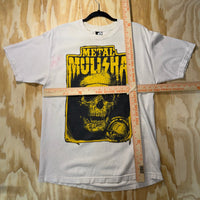 Vintage Y2K metal mulisha faded distressed skull 00s t-shirt