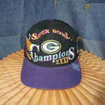 OSFA- Vintage Y2K Green Bay Packers Super Bowl embroider hat