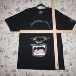 Large-Vintage Y2K big face gorillaz flip the bird 00s tshirt