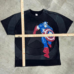 XXL - Vintage captain america tee marvel mad engine t-shirt