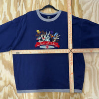 Vintage y2k looney tunes 1990s buggs embroidered crewneck