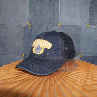 OSFA - Vintage Y2K Toronto Maple Leafs denim trucker NHL hat