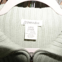Large - Vintage Y2K St. John’s Bay knit stripe femme sweater