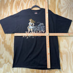 Vintage Y2K Harley Davidson biker 2000s pinup girl t-shirt