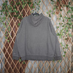 Vintage Y2K Nike pullover swoosh embroider 2000s gray hoodie