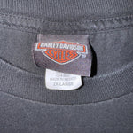 Vintage Y2K Harley Davidson motorcycle 2000s flame t-shirt