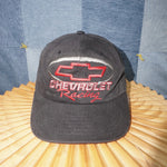 OSFA - Vintage 1990s Chevrolet racing embroidered faded hat