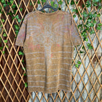 Vintage Y2K inner sanctum aop faded 00s grunge crest t-shirt