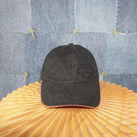 OSFA - Vintage / Y2K Blked Out Harley W/ Back Embroidery Hat