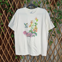 Vintage Y2K flower cute cottage sue nelson art 2000s t-shirt