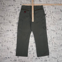 36-Vintage Y2K Wrangler Riggs workwear carpenter cargo pants