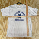 Vintage 1990s fresno state bulldogs university t-shirt