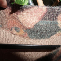 XL - Vintage Y2K cats AOP 00s long sleeve knitted sweater