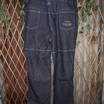 46 - Vintage Y2K Willie Esco dungarees 1990s embroider pants