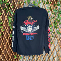 Vintage Y2K Billy’s long bar Oktoberfest  flame 00s LS shirt