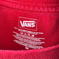 Vintage Y2K vans grunge 2000s repeat logo skate surf t-shirt