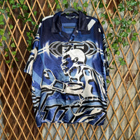 XL - Vintage Y2K ZAM Muhammad Ali fat Albert aop 00s T-shirt