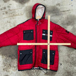 Vintage y2k hugo boss 1990s puffer carpenter cargo jacket