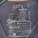 Vintage y2k hurley black striped skate / surf 2000s t-shirt