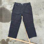 Vintage Y2K anchor blue baggy 2000s carpenter workwear pants