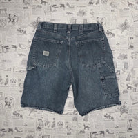 34 - Vintage Y2K Wrangler denim carpenter denim shorts jorts