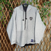 Vintage Y2K Raiders Oakland NFL reversible reebok 00s jacket
