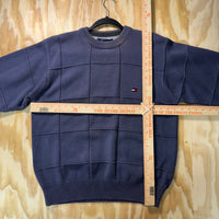 Vintage Y2K Tommy Hilfiger 2000s knit embroider cube sweater