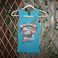 Small- Vintage Y2K outlaw rider 2000s chopper chick tank top