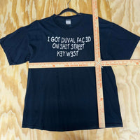 Vintage y2k " i got s**tfaced " duval street key west tshirt