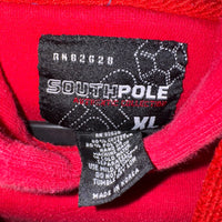 Vintage Y2K south Pole embroider 2000s hip hop heavy hoodie